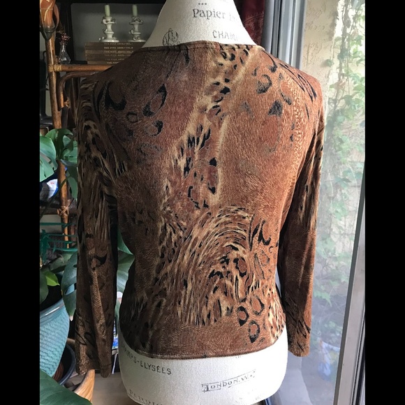 CS FOCUS STUDIO Impressionistic Animal Print One Size Fits Many Topper (Sz. 18) - Picture 4 of 5